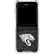 NFL Jacksonville Jaguars Black & White Galaxy Z Flip6 Clear Case